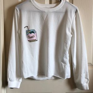 Long sleeve lounge “peach” top